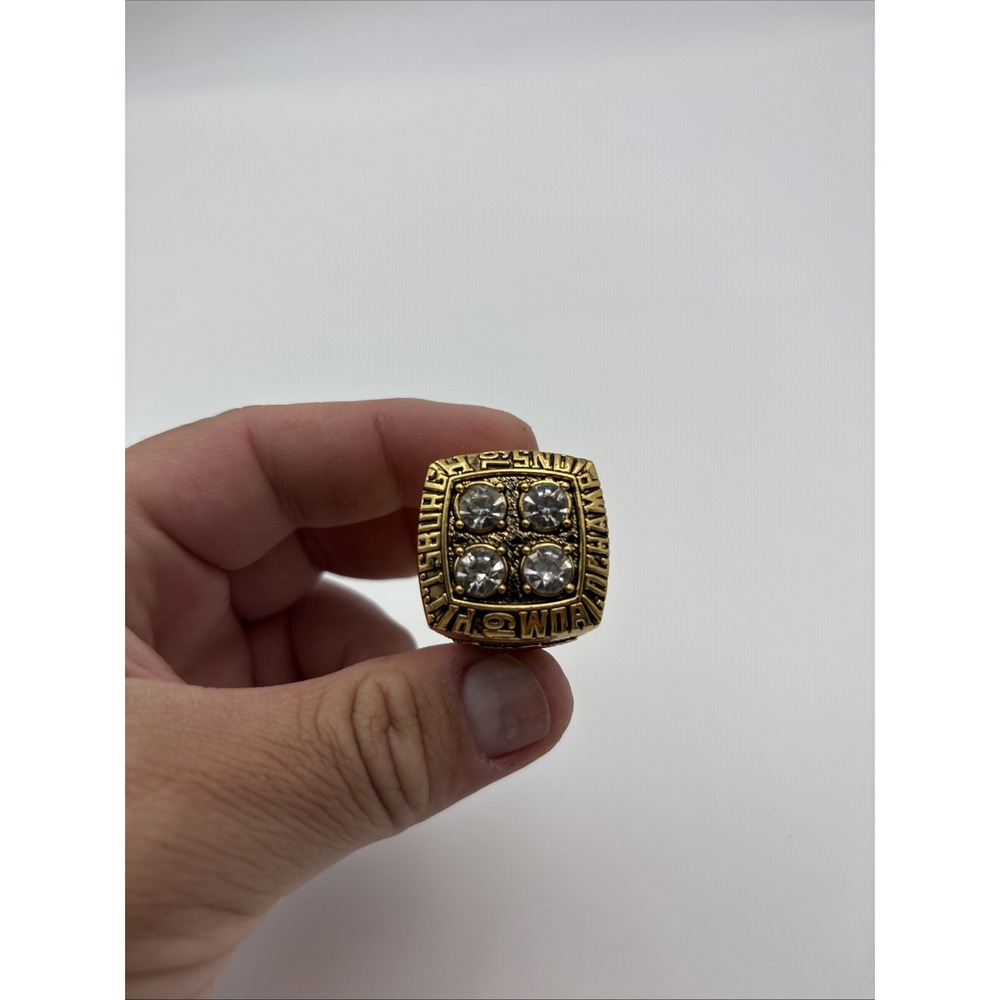 1979 Pittsburgh Steelers Superbowl XIV Ring Terry Bradshaw 12 Reproduction Heavy